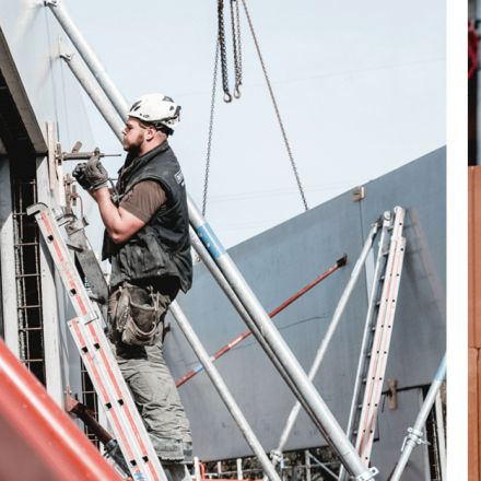 Hochbau Partie (2-3 Mann): Vorarbeiter, Facharbeiter und Helfer